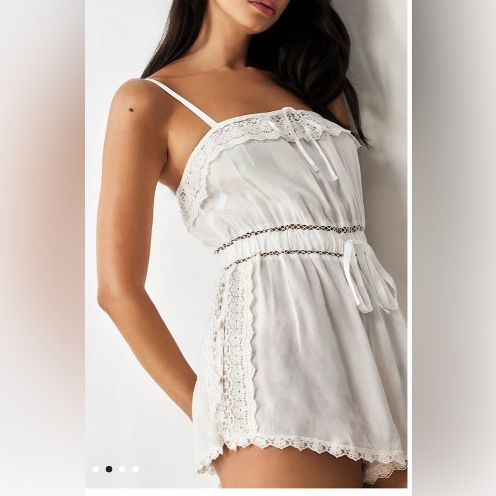 NWOT Urban Outfitters Out from Under Sail Away From Playsuit Romper Sz Small